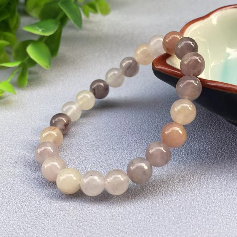 Ping al por mayor una hebilla de hebilla jade jade cristal pulsera de flores con cuentas